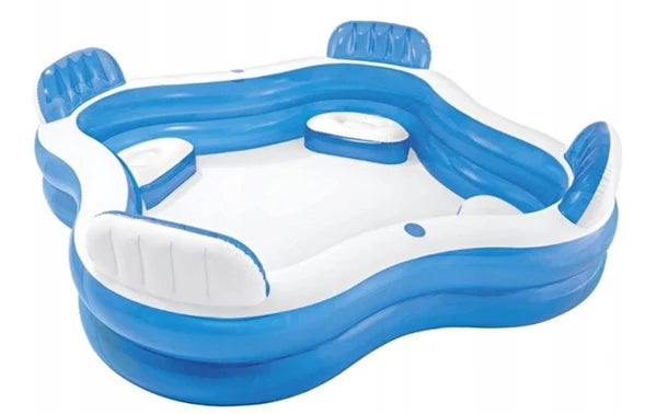 INTEX Swim Centre Lounge Pool For Family 7ft 6in x 7ft 6in x 2ft 2in