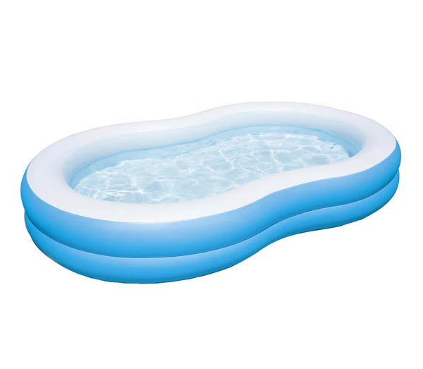 BESTWAY Family Vinyl Paddling Pool For Kids 8ft 7in x 5ft 2in x 1ft 6in