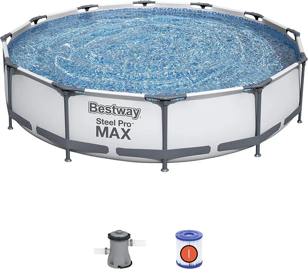 BESTWAY Steel Pro max Frame Pool for Kids 10ft x 2ft 6in