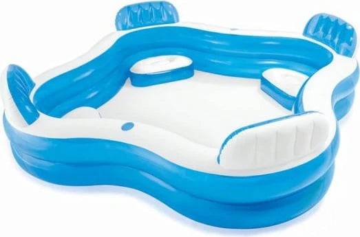 INTEX Swim Centre Lounge Pool For Family 7ft 6in x 7ft 6in x 2ft 2in