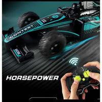 F1 Remote Control Car | Racing Equation 1-20 Scale Tail Spray RC Car With Cool Special Effect