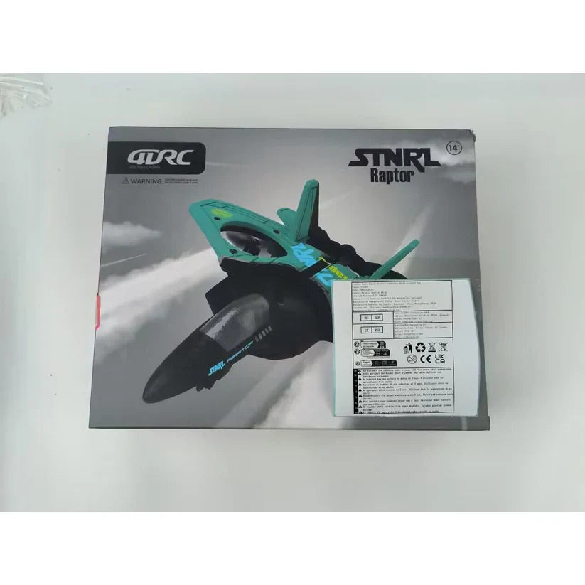Box of a model airplane with 'STNR' branding on a white background