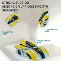 Remote Control Wall Climbing Stunt Racing Car With Rechargeable Batteries