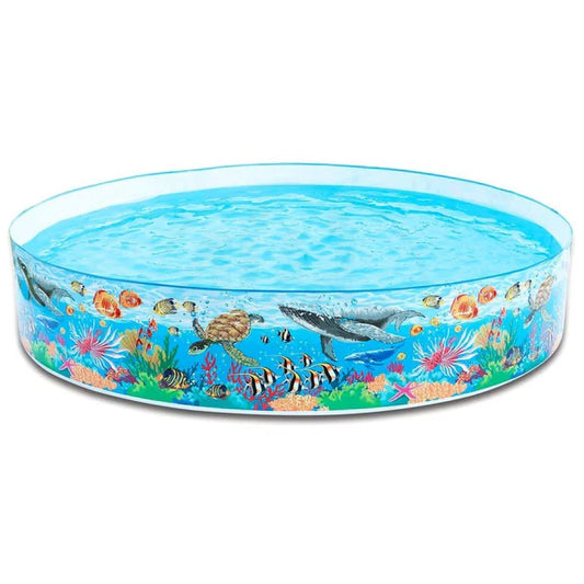 INTEX Oral Reef Snapset Paddling Pool For Kids 8ft x 15in