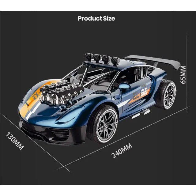 Alloy Metal Super Sports Car | 1:16 Smart Remote Control