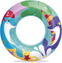BESTWAY Colorful Designed Swim Ring For Kids 24in