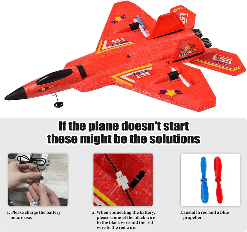 F22 Remote Control Fighter Jet for Kids