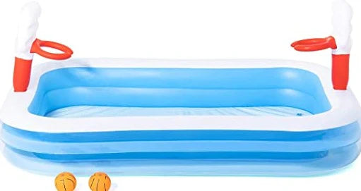 BESTWAY Basketball Play Above Ground Pool For Children 8ft 3in x 5ft 60in x 3ft 6in