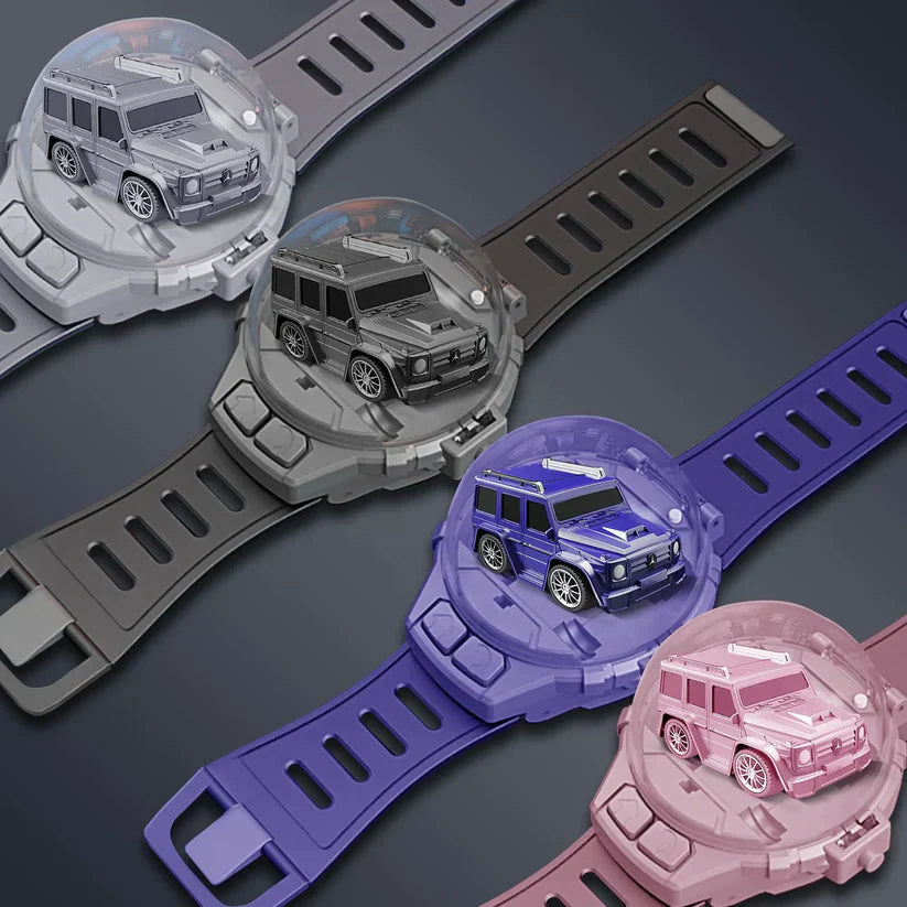 Alloy Mini Racing Car Jeep | Car Band | Control From Hand Watch