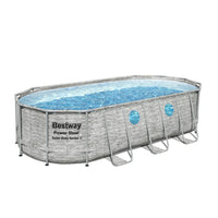 Bestway Power Steel pool on a white background