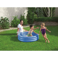 Intex inflatable pool packaging with colorful design and product image.