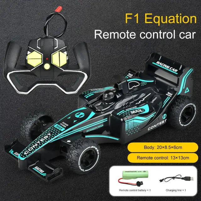 F1 Remote Control Car | Racing Equation 1-20 Scale Tail Spray RC Car With Cool Special Effect
