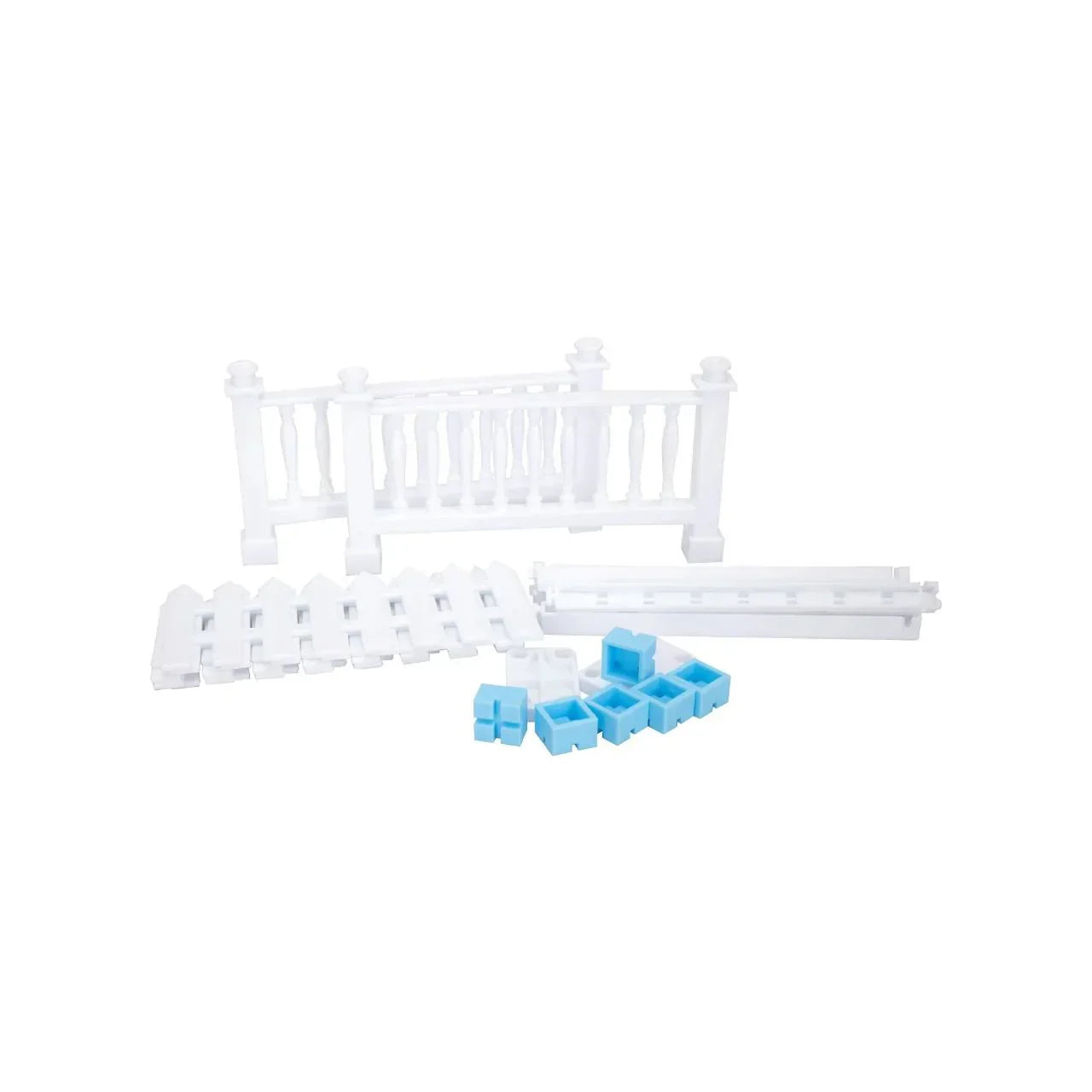 Three colorful boxes with character figurines inside on a white background