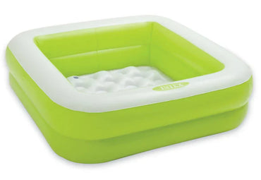 Children's inflatable pool with ocean-themed design on a white background
