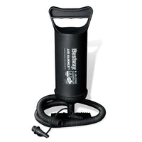 Black air pump with hose on a white background, featuring the Bestway brand.