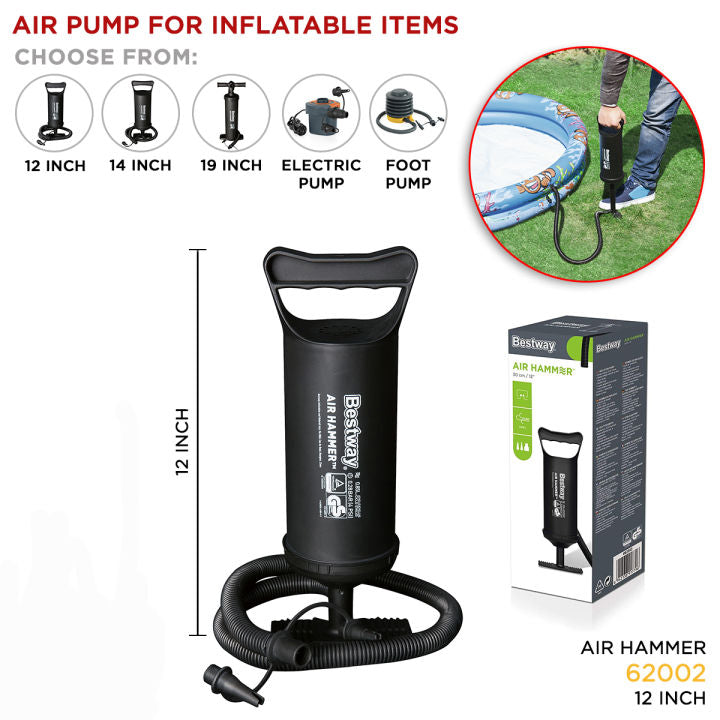 Medium Manual Air Pump 12 inch