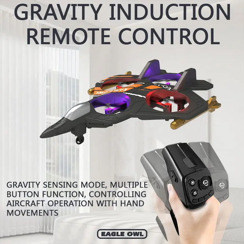 Quadrotor Remote Control Fighter Eagle Owl | RC Plane For Kids