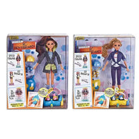 Slime-making toy set with various components on a white background