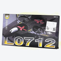 Box of a drone with 'L0712' on it, showing a close-up view.