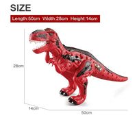 Remote Control Dino | RC Electric T-Rex Dinosaur | Water Spray Red Dinosaur