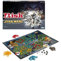 Risk Star Wars Clone Wars Edition board game set with components and packaging.