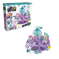 Slime factory toy set with packaging on a white background