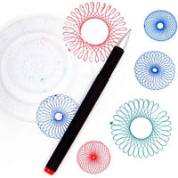 Foam soccer ball and pump on a green checkered background