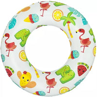 BESTWAY Colorful Designed Swim Ring For Kids 24in