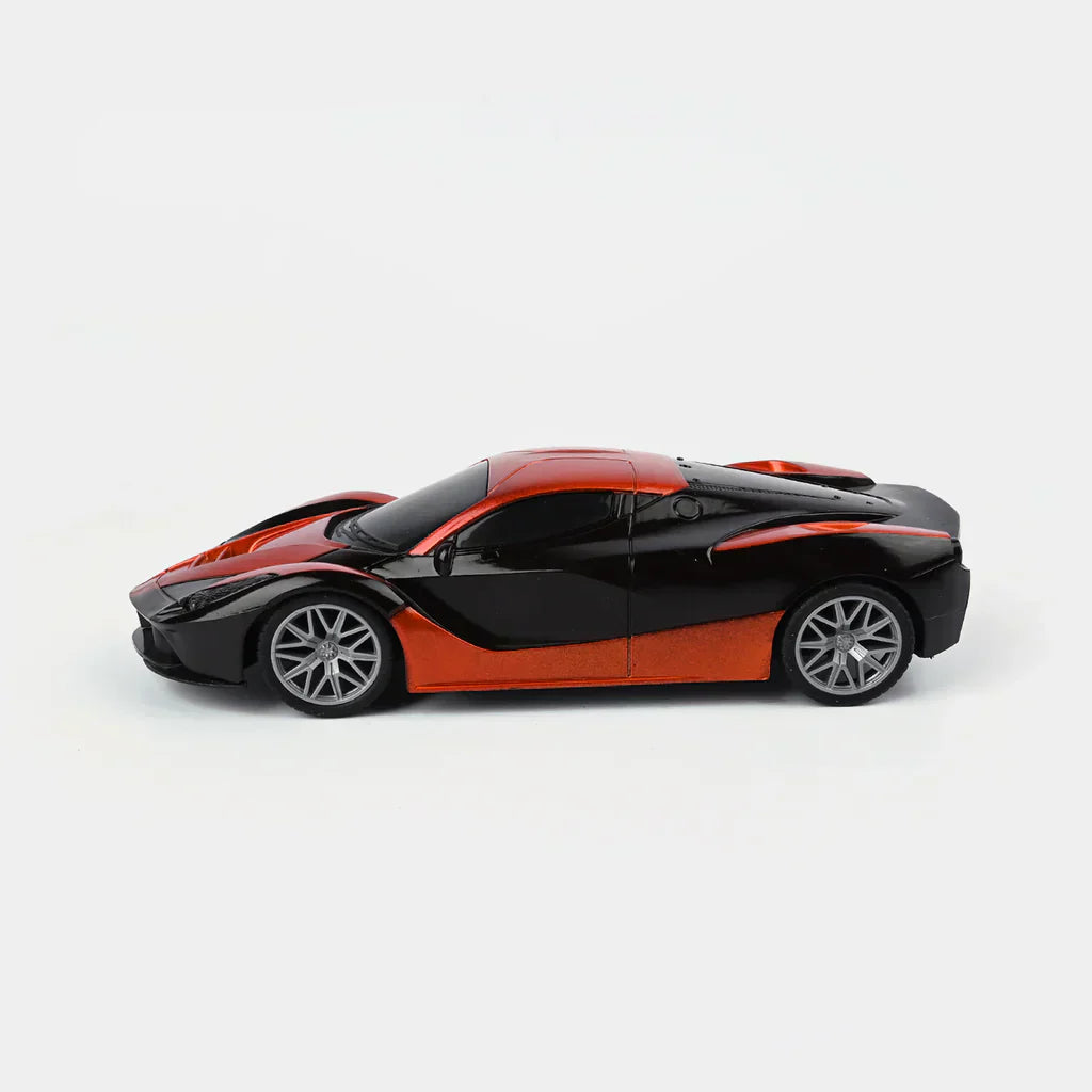RC Bugatti Themed Fast Car With Rechargeable Batteries & Lightning Effect