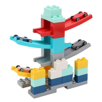 Multifunctional Glider Car Racing Track Building Blocks | 30 Pcs Puzzle Toy