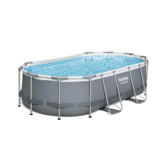 BESTWAY Oval Shaped Steel Pool For Adults14ft x 8ft 2in x 3ft 3.5in